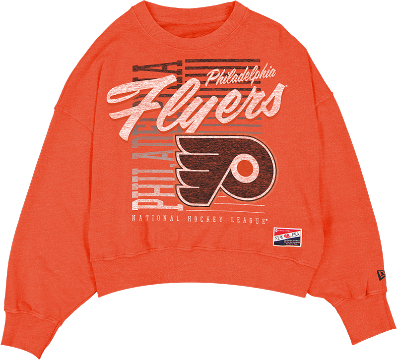 Philadelphia Flyers Throwback Women's Washed Crewneck