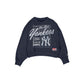New York Yankees Throwback Women's Washed Crewneck