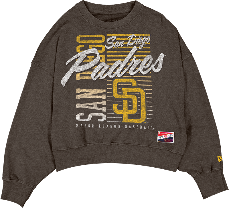 San Diego Padres Throwback Women's Washed Crewneck