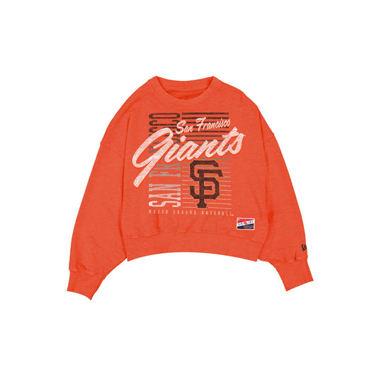 San Francisco Giants Throwback Women's Washed Crewneck - New Era Cap