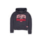 Atlanta Braves Throwback Women's Glitter Hoodie