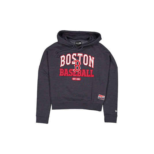 Boston Red Sox Throwback Women's Glitter Hoodie - New Era Cap