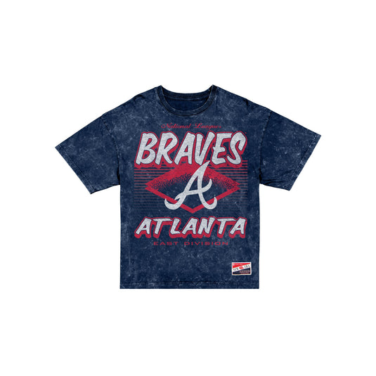 Atlanta Braves Throwback Classic Women's T-Shirt - New Era Cap