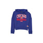 Chicago Cubs Throwback Women's Glitter Hoodie