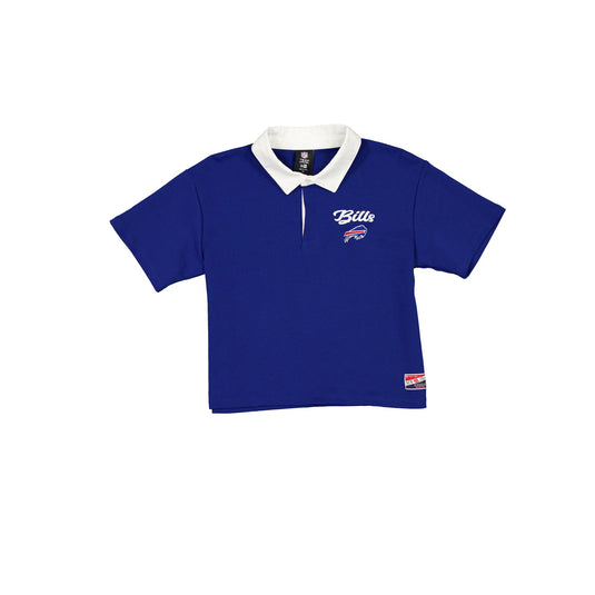 Buffalo Bills Throwback Women's Cropped Polo - New Era Cap