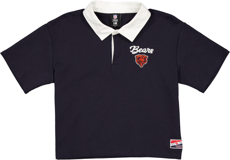 Chicago Bears Throwback Women's Cropped Polo