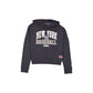 New York Yankees Throwback Women's Glitter Hoodie