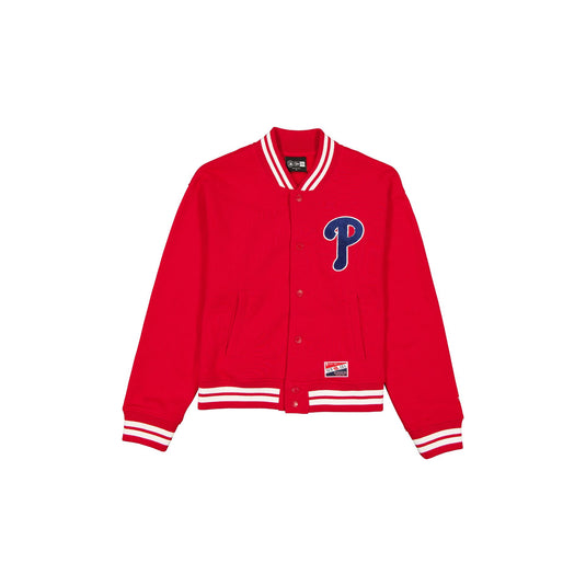 Philadelphia Phillies Throwback Women's Snap Front Jacket - New Era Cap