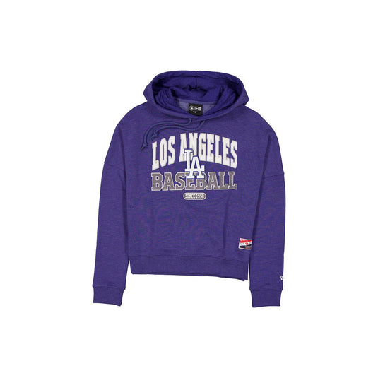 Los Angeles Dodgers Throwback Women's Glitter Hoodie - New Era Cap