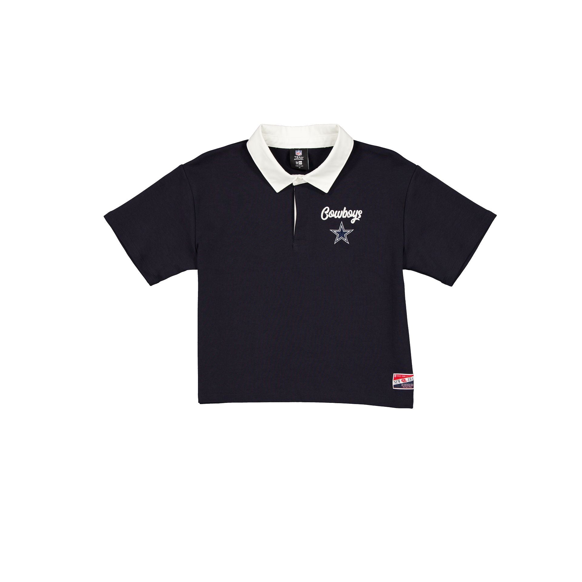 Dallas Cowboys Throwback Women's Cropped Polo