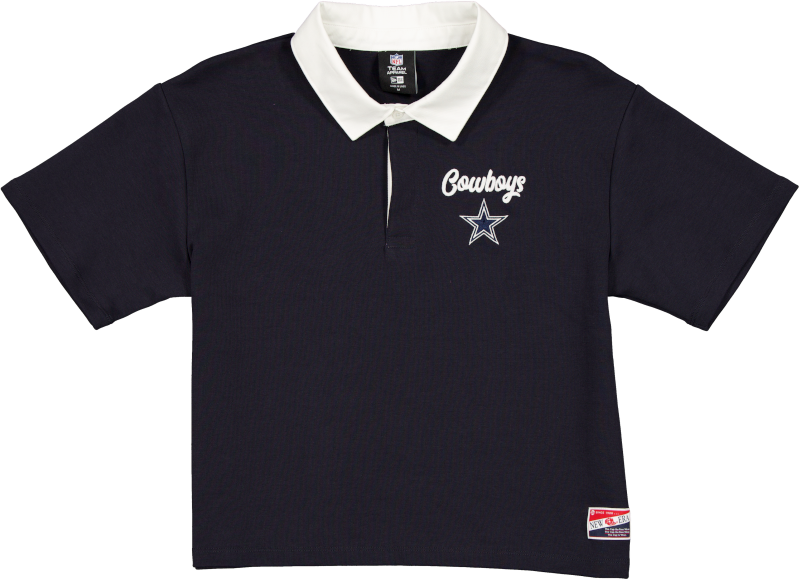 Dallas Cowboys Throwback Women's Cropped Polo