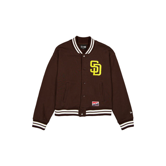 San Diego Padres Throwback Women's Snap Front Jacket - New Era Cap