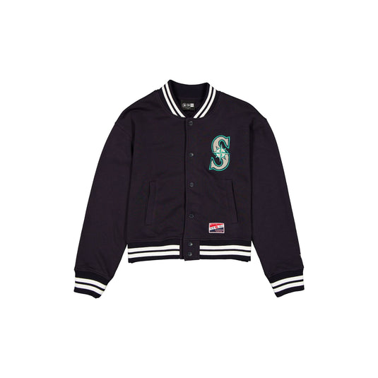 Seattle Mariners Throwback Women's Snap Front Jacket - New Era Cap