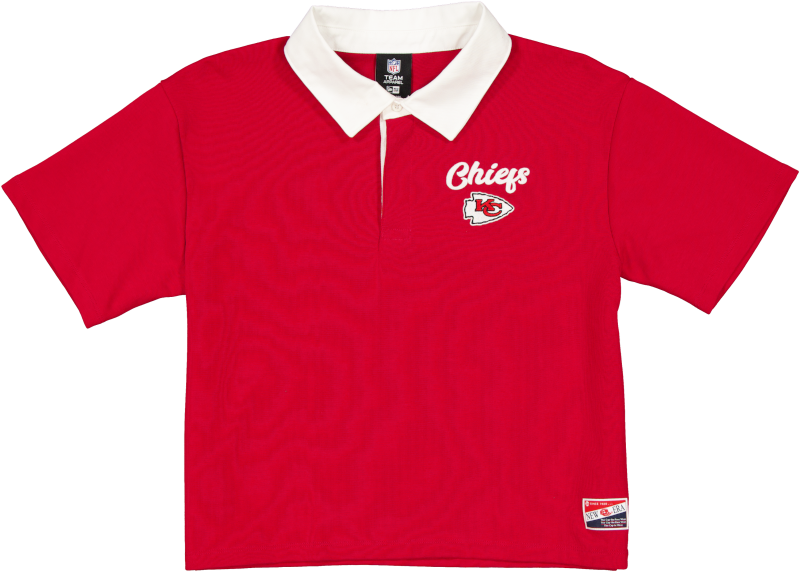 Kansas City Chiefs Throwback Women's Cropped Polo