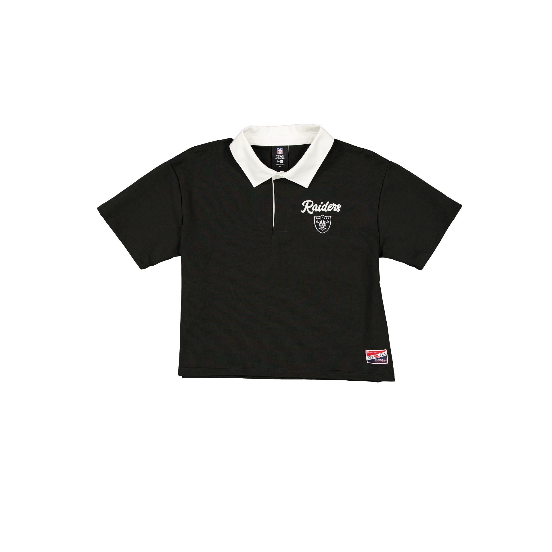 Las Vegas Raiders Throwback Women's Cropped Polo