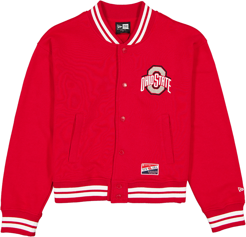 Ohio State Buckeyes Throwback Women's Snap Front Jacket