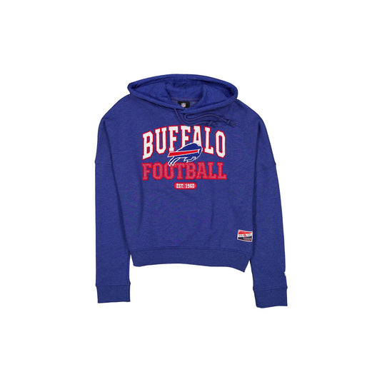 Buffalo Bills Throwback Women's Glitter Hoodie - New Era Cap