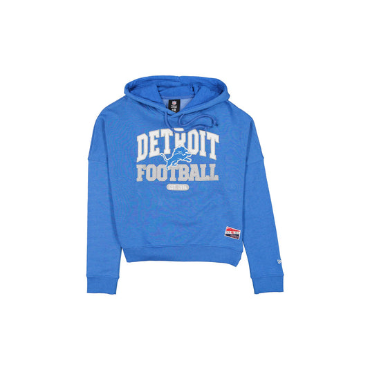 Detroit Lions Throwback Women's Glitter Hoodie - New Era Cap