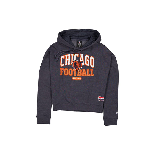 Chicago Bears Throwback Women's Glitter Hoodie - New Era Cap