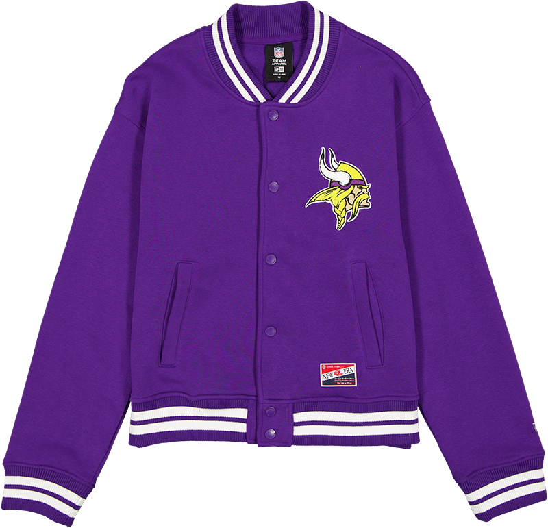 Minnesota Vikings Throwback Women's Snap Front Jacket