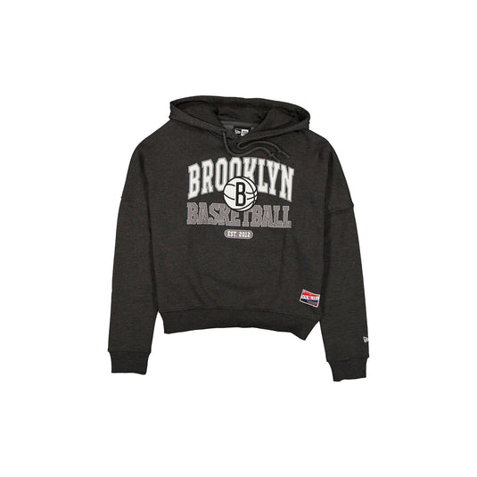 Brooklyn Nets Throwback Women's Glitter Hoodie - New Era Cap
