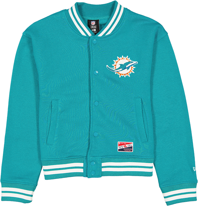 Miami Dolphins Throwback Women's Snap Front Jacket