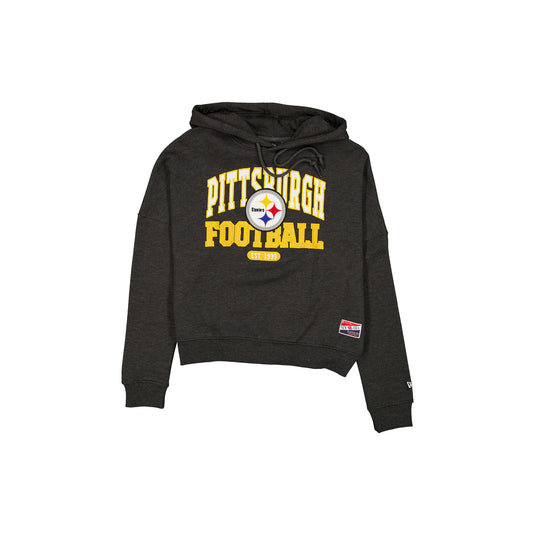 Pittsburgh Steelers Throwback Women's Glitter Hoodie - New Era Cap