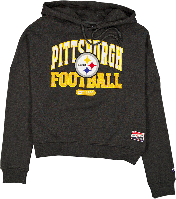 Pittsburgh Steelers Throwback Women's Glitter Hoodie