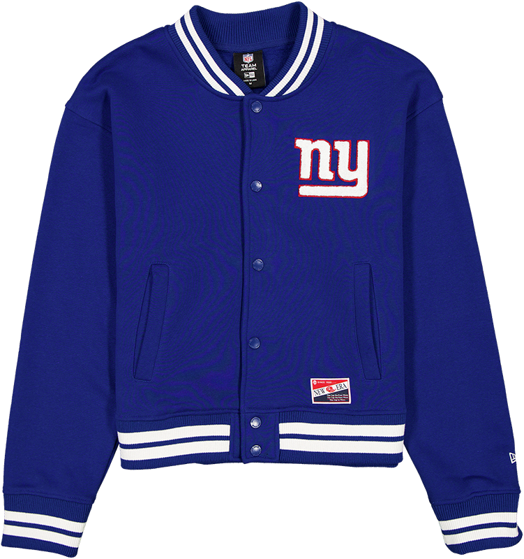 New York Giants Throwback Women's Snap Front Jacket