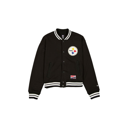 Pittsburgh Steelers Throwback Women's Snap Front Jacket - New Era Cap