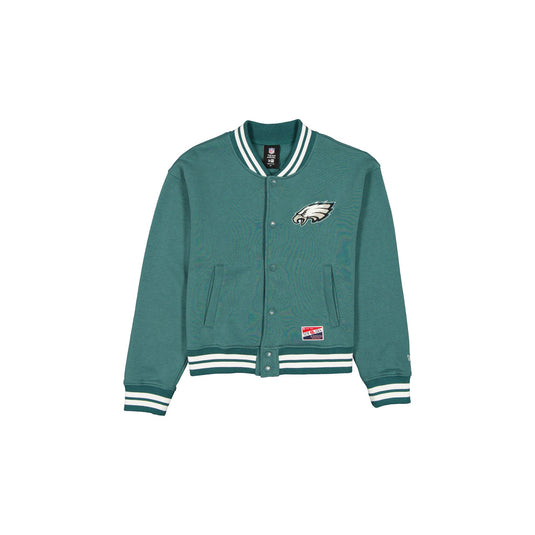 Philadelphia Eagles Throwback Women's Snap Front Jacket - New Era Cap