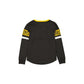 Boston Bruins Throwback Women's V-Neck Long-Sleeve T-Shirt