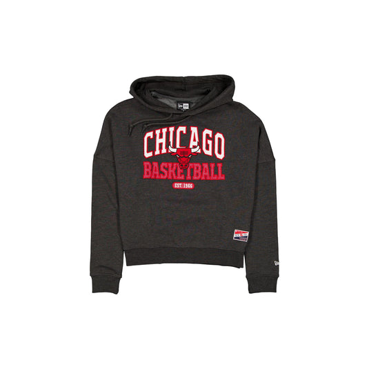 Chicago Bulls Throwback Women's Glitter Hoodie - New Era Cap