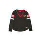 Chicago Blackhawks Throwback Women's V-Neck Long-Sleeve T-Shirt