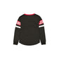 Chicago Blackhawks Throwback Women's V-Neck Long-Sleeve T-Shirt