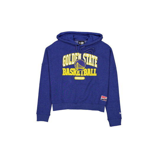 Golden State Warriors Throwback Women's Glitter Hoodie - New Era Cap