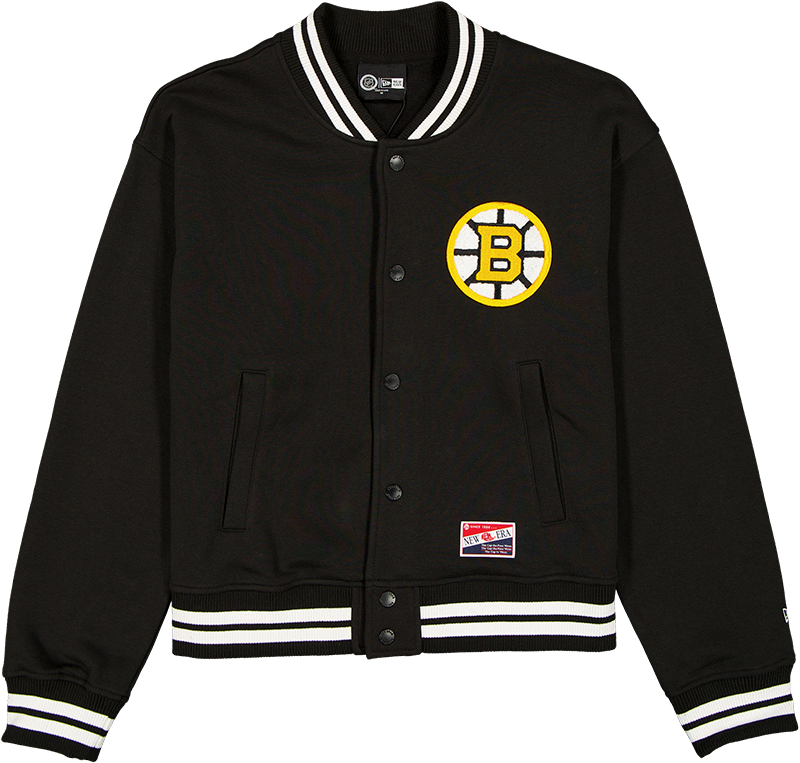 Boston Bruins Throwback Women's Snap Front Jacket