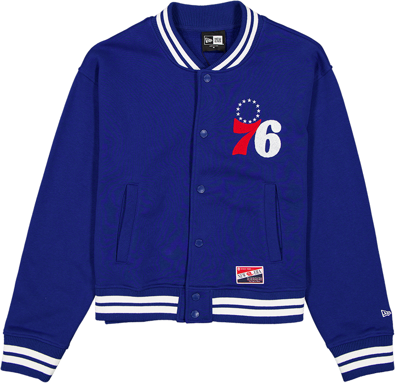 Philadelphia 76ers Throwback Women's Snap Front Jacket