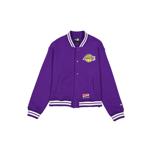 Los Angeles Lakers Throwback Women's Snap Front Jacket - New Era Cap