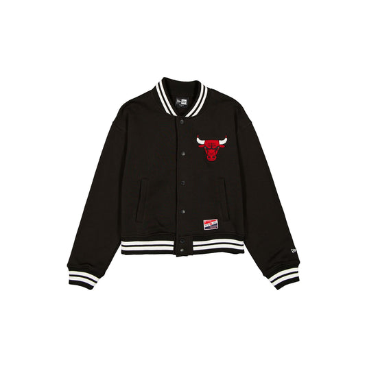 Chicago Bulls Throwback Women's Snap Front Jacket - New Era Cap