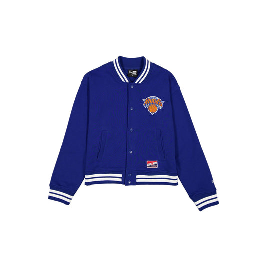 New York Knicks Throwback Women's Snap Front Jacket - New Era Cap