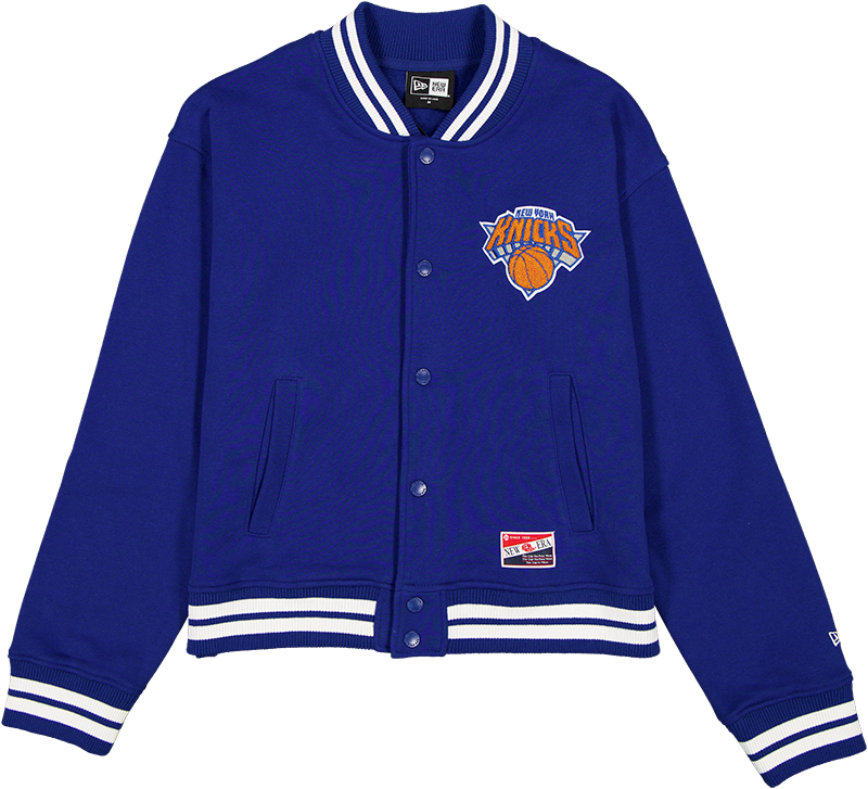 New York Knicks Throwback Women's Snap Front Jacket