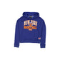 New York Knicks Throwback Women's Glitter Hoodie