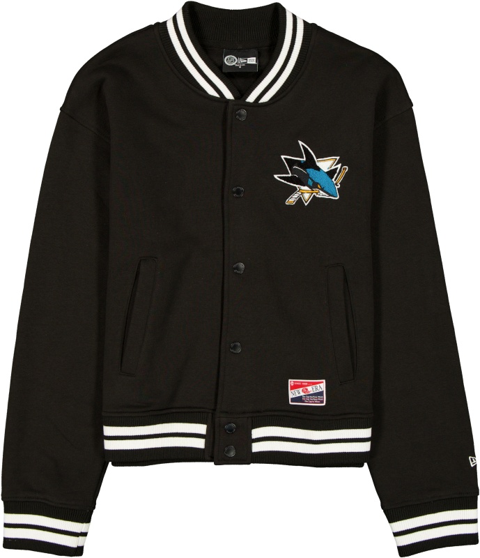San Jose Sharks Throwback Women's Snap Front Jacket