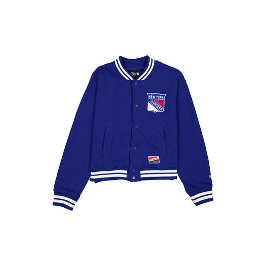 New York Rangers Throwback Women's Snap Front Jacket - New Era Cap