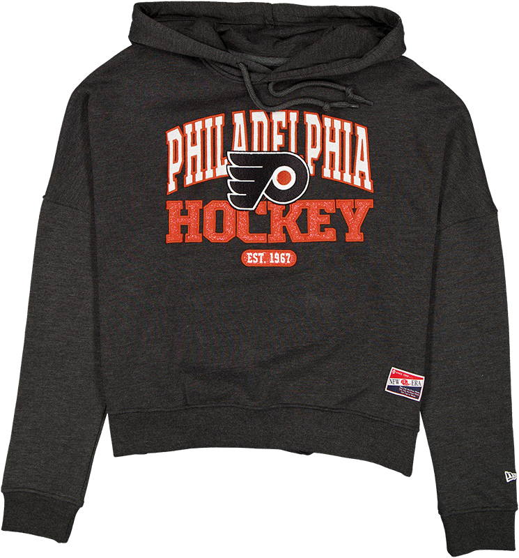 Philadelphia Flyers Throwback Women's Glitter Hoodie