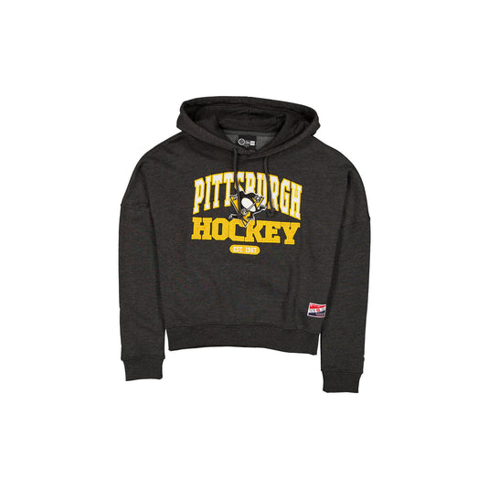 Pittsburgh Penguins Throwback Women's Glitter Hoodie - New Era Cap