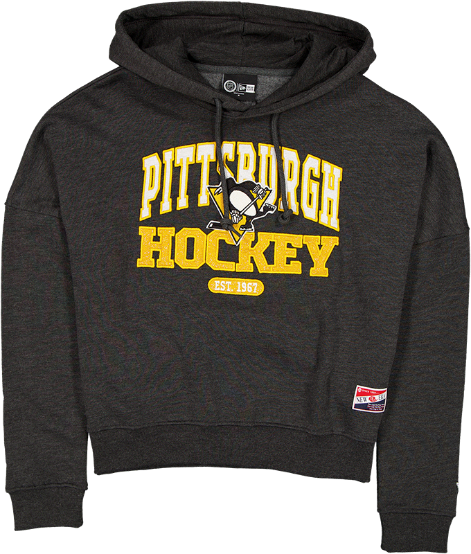Pittsburgh Penguins Throwback Women's Glitter Hoodie