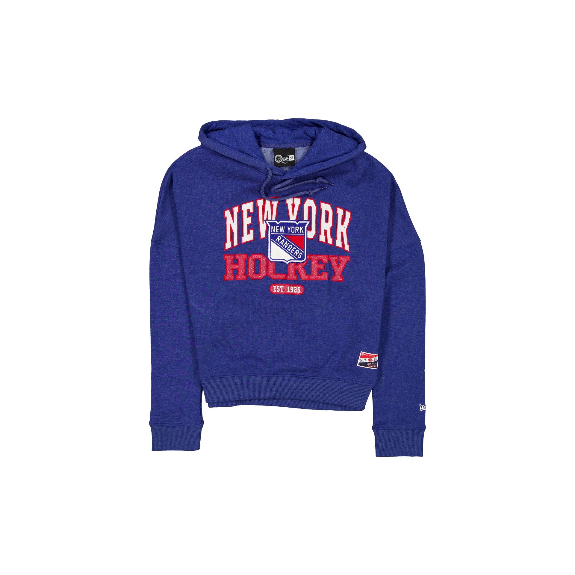 New York Rangers Throwback Women's Glitter Hoodie