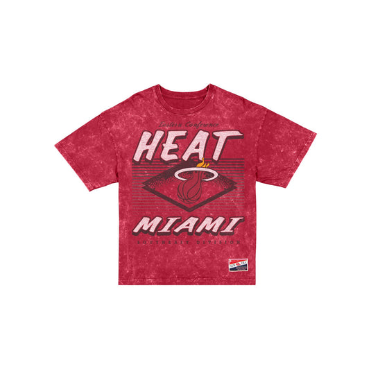 Miami Heat Throwback Classic Women's T-Shirt - New Era Cap